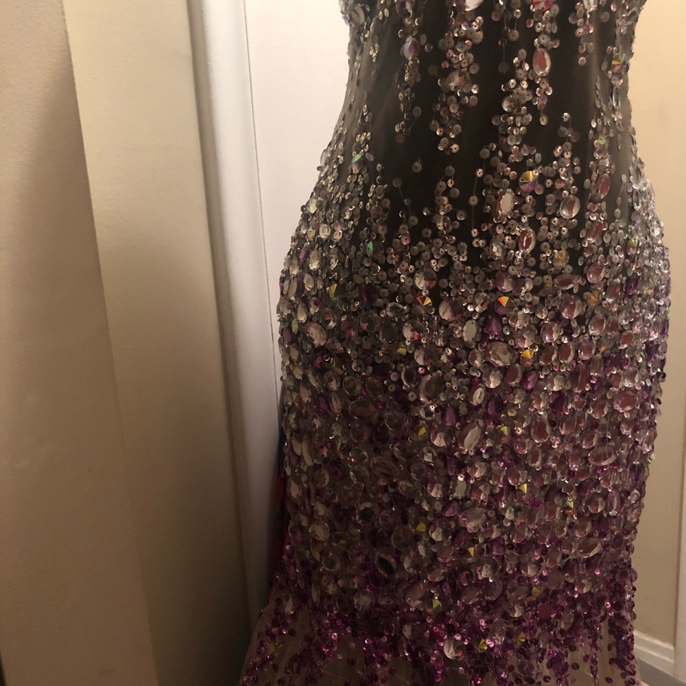 Beautiful Rhinestone Prom Dress - Picture 2 of 6